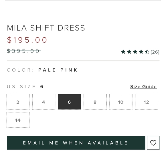 Hobbs Pale Pink Blush Mila Shift Dress Midi Long Sleeve Sheer Sleeve Size 8 - Picture 16 of 16